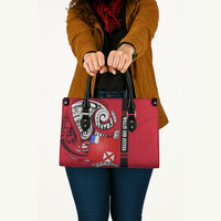 Wallis And Futuna Leather Bag Tribal Polynesian Tattoo Flag Motif
