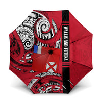 Wallis And Futuna Umbrella Tribal Polynesian Tattoo Flag Motif