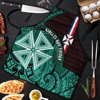 Wallis And Futuna Apron Tribal Polynesian Tattoo Heritage Cross Flag