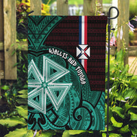 Wallis And Futuna Garden Flag Tribal Polynesian Tattoo Heritage Cross Flag