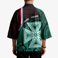 Wallis And Futuna Kimono Tribal Polynesian Tattoo Heritage Cross Flag