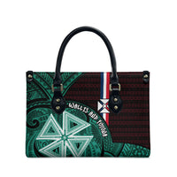 Wallis And Futuna Leather Bag Tribal Polynesian Tattoo Heritage Cross Flag