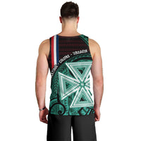 Wallis And Futuna Men Tank Top Tribal Polynesian Tattoo Heritage Cross Flag