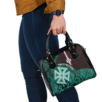 Wallis And Futuna Shoulder Handbag Tribal Polynesian Tattoo Heritage Cross Flag