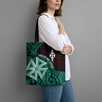 Wallis And Futuna Tote Bag Tribal Polynesian Tattoo Heritage Cross Flag