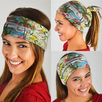 Hawaiian Piko Threads Of Paradise Aloha Neck Gaiter Tropical Hibiscus Plumeria