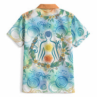 Hawaiian Piko Cultural Pride Aloha Hawaiian Shirt Watercolor Spiral Art - Tropical Plumeria Lei Garland TS04 - Polynesian Pride