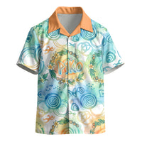 Hawaiian Piko Cultural Pride Aloha Kid Hawaiian Shirt Watercolor Spiral Art - Tropical Plumeria Lei Garland TS04 - Polynesian Pride