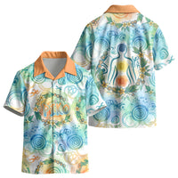 Hawaiian Piko Cultural Pride Aloha Kid Hawaiian Shirt Watercolor Spiral Art - Tropical Plumeria Lei Garland TS04 - Polynesian Pride