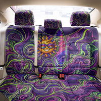 Waimanalo Hawaii Sun Rabbit Back Car Seat Cover Psychedelic Trippy Neon Swirl Graphic