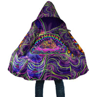 Waimanalo Hawaii Sun Rabbit Cloak Psychedelic Trippy Neon Swirl Graphic
