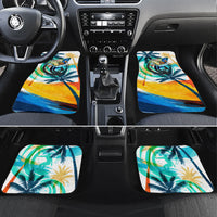 Hawaii Waimanalo Sea Turtle Car Mats Cute Tropical Beach Aloha Spirit Cartoon