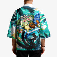 Hawaii Waimanalo Sea Turtle Kimono Cute Tropical Beach Aloha Spirit Cartoon