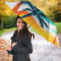 Hawaii Waimanalo Sea Turtle Umbrella Cute Tropical Beach Aloha Spirit Cartoon