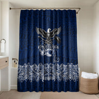 American Samoa Eagle Bathroom Set Sea Turtle Traditional Polynesian Tribal Tattoo