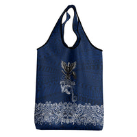American Samoa Eagle Grocery Bag Sea Turtle Traditional Polynesian Tribal Tattoo