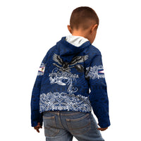 American Samoa Eagle Kid Hoodie Sea Turtle Traditional Polynesian Tribal Tattoo