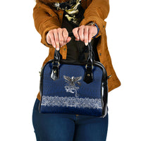 American Samoa Eagle Shoulder Handbag Sea Turtle Traditional Polynesian Tribal Tattoo
