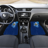 American Samoa Pago Pago Car Mats Sea Turtle And Fruit Bat - Tropical Hibiscus Flowers Polynesian