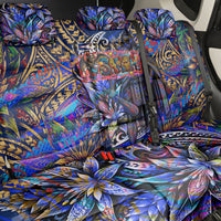 American Samoa Warrior Back Car Seat Cover Polynesian Fruit Bat Talofa Urban Graffiti Street Art