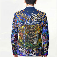 American Samoa Warrior Blazer Polynesian Fruit Bat Talofa Urban Graffiti Street Art