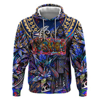 American Samoa Warrior Hoodie Polynesian Fruit Bat Talofa Urban Graffiti Street Art
