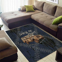 New Zealand She’ll Be Right Area Rug NZ Slang No. 8 Wire Map Pattern TS04 - Polynesian Pride