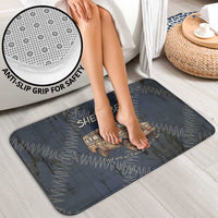 New Zealand She’ll Be Right Bathroom Set NZ Slang No. 8 Wire Map Pattern