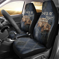New Zealand She’ll Be Right Car Seat Cover NZ Slang No. 8 Wire Map Pattern TS04 - Polynesian Pride