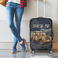 New Zealand She’ll Be Right Luggage Cover NZ Slang No. 8 Wire Map Pattern TS04 - Polynesian Pride