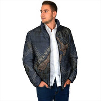 New Zealand She’ll Be Right Padded Jacket NZ Slang No. 8 Wire Map Pattern TS04 - Polynesian Pride