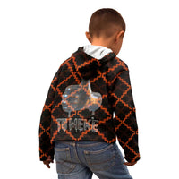 Tu Meke Maori New Zealand Slang Kid Hoodie with Glow Neon Step Style
