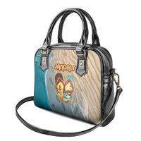 Kiwi Jandal Beach Life Shoulder Handbag New Zealand Flip Flops Ocean Wave Surf Style