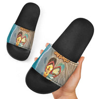Kiwi Jandal Beach Life Slide Sandals New Zealand Flip Flops Ocean Wave Surf Style
