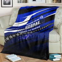 Kosrae Deep Sea Scuba Diving Blanket Blue Hole Beneath The Surface Coral Reef Graphic Art