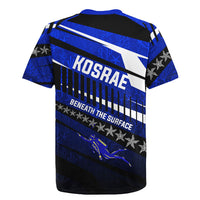 Kosrae Deep Sea Scuba Diving Rugby Jersey Blue Hole Beneath The Surface Coral Reef Graphic Art