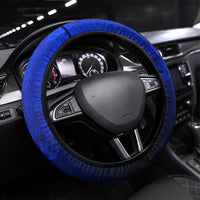 Kosrae Deep Sea Scuba Diving Steering Wheel Cover Blue Hole Beneath The Surface Coral Reef Graphic Art