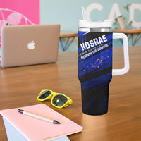 Kosrae Deep Sea Scuba Diving Tumbler With Handle Blue Hole Beneath The Surface Coral Reef Graphic Art