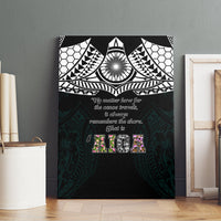 AIGA Always In Gods Arms Samoa Canvas Wall Art Polynesian Tribal Tattoo Art Family Heritage Faith TS04 - Polynesian Pride