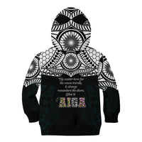 AIGA Always In Gods Arms Samoa Kid Hoodie Polynesian Tribal Tattoo Art Family Heritage Faith TS04 - Polynesian Pride