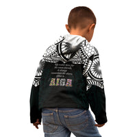 AIGA Always In Gods Arms Samoa Kid Hoodie Polynesian Tribal Tattoo Art Family Heritage Faith TS04 - Polynesian Pride