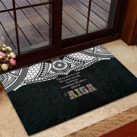 AIGA Always In Gods Arms Samoa Rubber Doormat Polynesian Tribal Tattoo Art Family Heritage Faith TS04 - Polynesian Pride