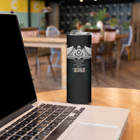 AIGA Always In Gods Arms Samoa Skinny Tumbler Polynesian Tribal Tattoo Art Family Heritage Faith TS04 - Polynesian Pride