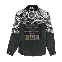 AIGA Always In Gods Arms Samoa Women Casual Shirt Polynesian Tribal Tattoo Art Family Heritage Faith TS04 - Polynesian Pride