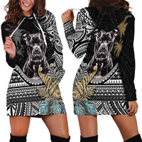 Polynesian Pitbull Hoodie Dress Polynesian Pattern And Pitbull TS04 - Polynesian Pride