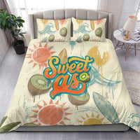 NZ Slang Sweet As Kiwi Shaka Sign Bedding Set New Zealand Surfboards Sun and Tropical Beach Retro TS04 - Polynesian Pride