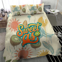 NZ Slang Sweet As Kiwi Shaka Sign Bedding Set New Zealand Surfboards Sun and Tropical Beach Retro TS04 - Polynesian Pride