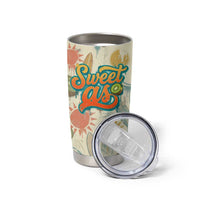 NZ Slang Sweet As Kiwi Shaka Sign Tumbler Cup New Zealand Surfboards Sun and Tropical Beach Retro TS04 - Polynesian Pride