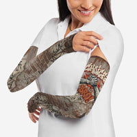 Choice Bro Graffiti Handshake Arm Sleeves New Zealand Slang Fern Brick Wall and Urban Street Art TS04 - Polynesian Pride