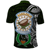 Pohnpei Federated States Of Micronesia Polo Shirt Polynesian Tribal Heritage Art With Kaselehlie State Seal